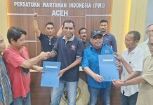 Perebutan Pimpinan PWI Aceh Dimulai, Pasangan Saman-Tarmilin dan Nasir-Zairin Resmi Mendaftar