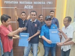 Perebutan Pimpinan PWI Aceh Dimulai, Pasangan Saman-Tarmilin dan Nasir-Zairin Resmi Mendaftar
