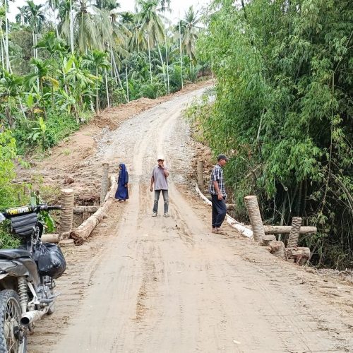 Jembatan Darurat Kubang Itam Rampung Dikerjakan, Akses Warga Kembali Terhubung