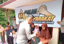 Tepati Janji, Kapolres Aceh Selatan Resmikan Rumah Rehab untuk Janda Eks Kombatan GAM