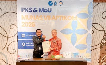 Perkuat Jejaring Nasional, UNIKI Gandeng APTIKOM untuk Tingkatkan Mutu Pendidikan Digital