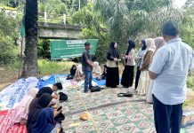Perkuat Perkaderan, HMI Bireuen Gelar Follow Up Pamungkas dan Kenduri Alam di Krueng Simpo