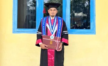 Arzuna Putra, Bilal Mesjid Besar Peusangan Raih Gelar Magister Pendidikan Agama Islam dengan Predikat Cumlaude