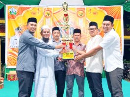 Raih Nilai 36, Kemukiman Suka Damai Juara Umum MTQ Makmur