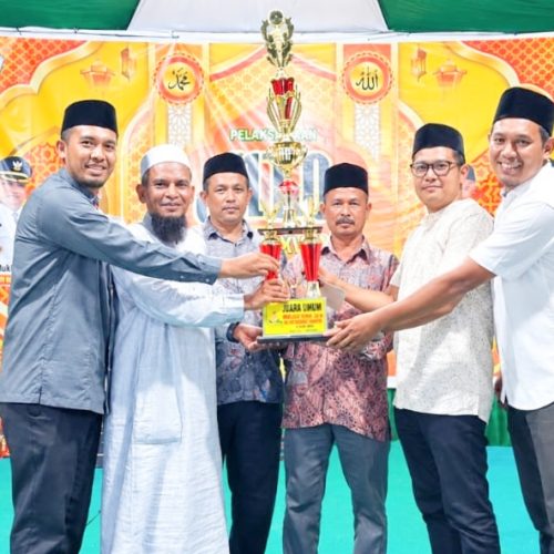 Raih Nilai 36, Kemukiman Suka Damai Juara Umum MTQ Makmur